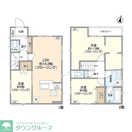 Kolet武蔵村山#04の物件間取画像